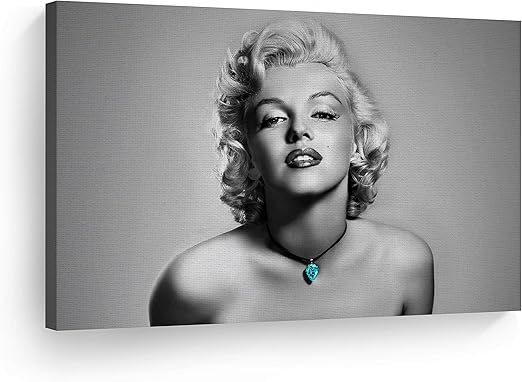Amazon Com Smile Art Design Marilyn Monroe Sexy Look Black And