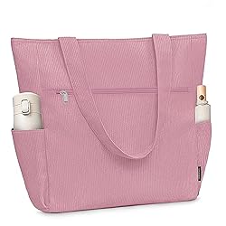 Buringer Corduroy Tote Bag for Women Large Shoulder