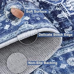 Yamaziot Washable Runner Rug, 2x5 Non-Slip Boho