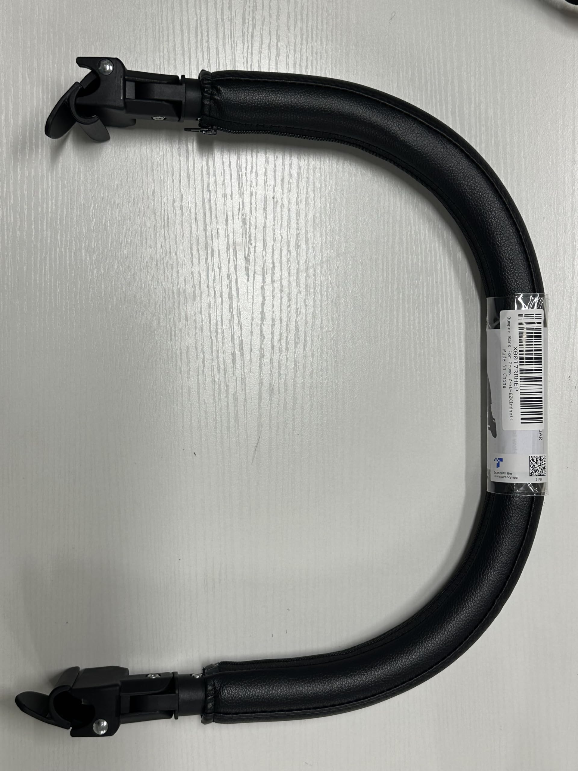 Baby Stroller Bumper Bar,Armrest, Handle, Crossbar Accessories for BBZ YoYo and Yoyo+,Black PU Leather