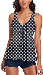 Omichic Modest Tankini Swimsuits for Women Two