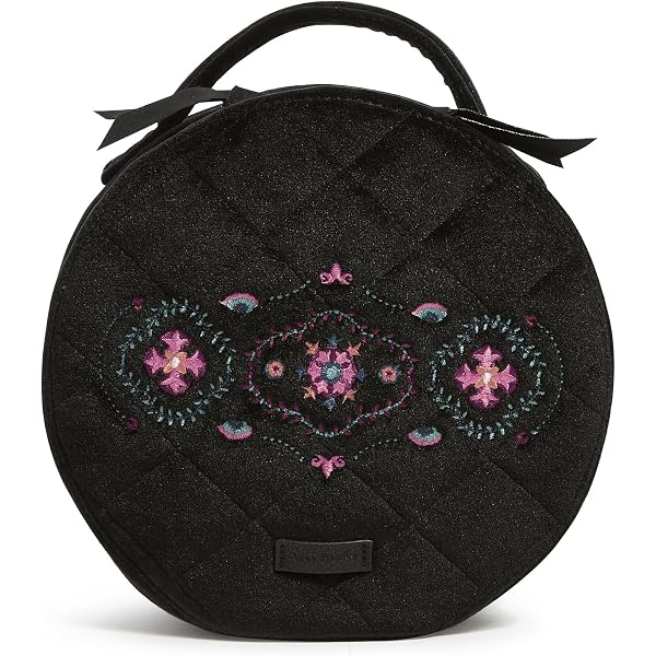 Vera Bradley Winter Ornaments Velvet Backpack Vera Bradley Winter Ornaments Small Black Velvet Backpack  main image 3