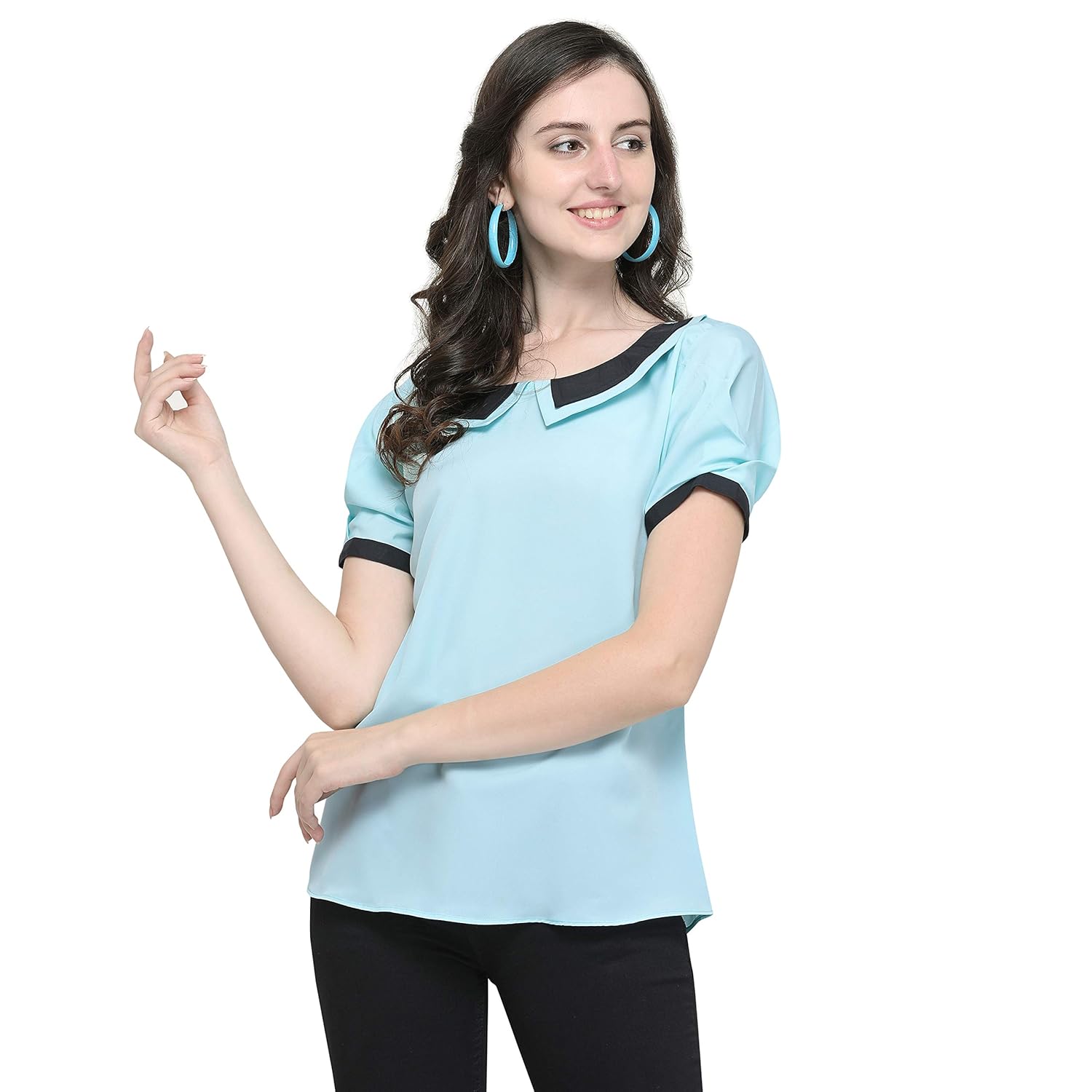 J B Fashion Women's Plain Regular Fit Top