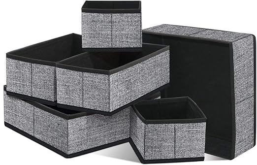 Amazon Com Onlyeasy Foldable Clothes Drawer Organizers Underwear