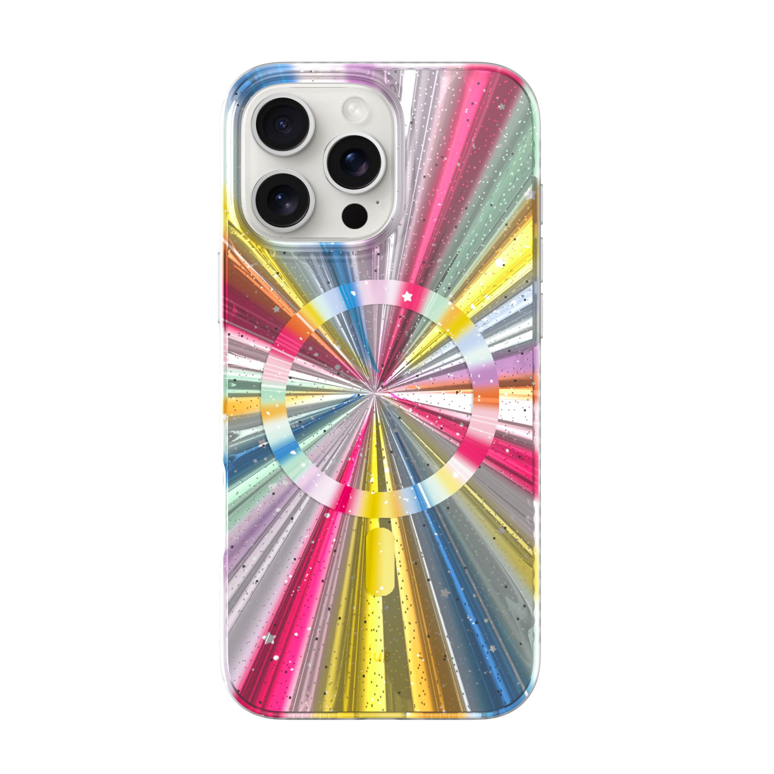 Photo 1 of LONLI Hue - Magnetic Case for iPhone 16 Pro - [Compatible with Magsafe] - [360° Shock-Absorbent Bumper] - [Cute and Unique Phone Cover for Girls and Women] - Cosmic Portal