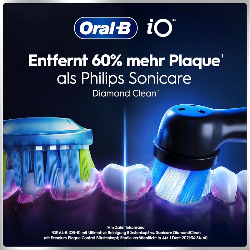 iO Series 6 Elektrische Zahnbürste, Schwarz
