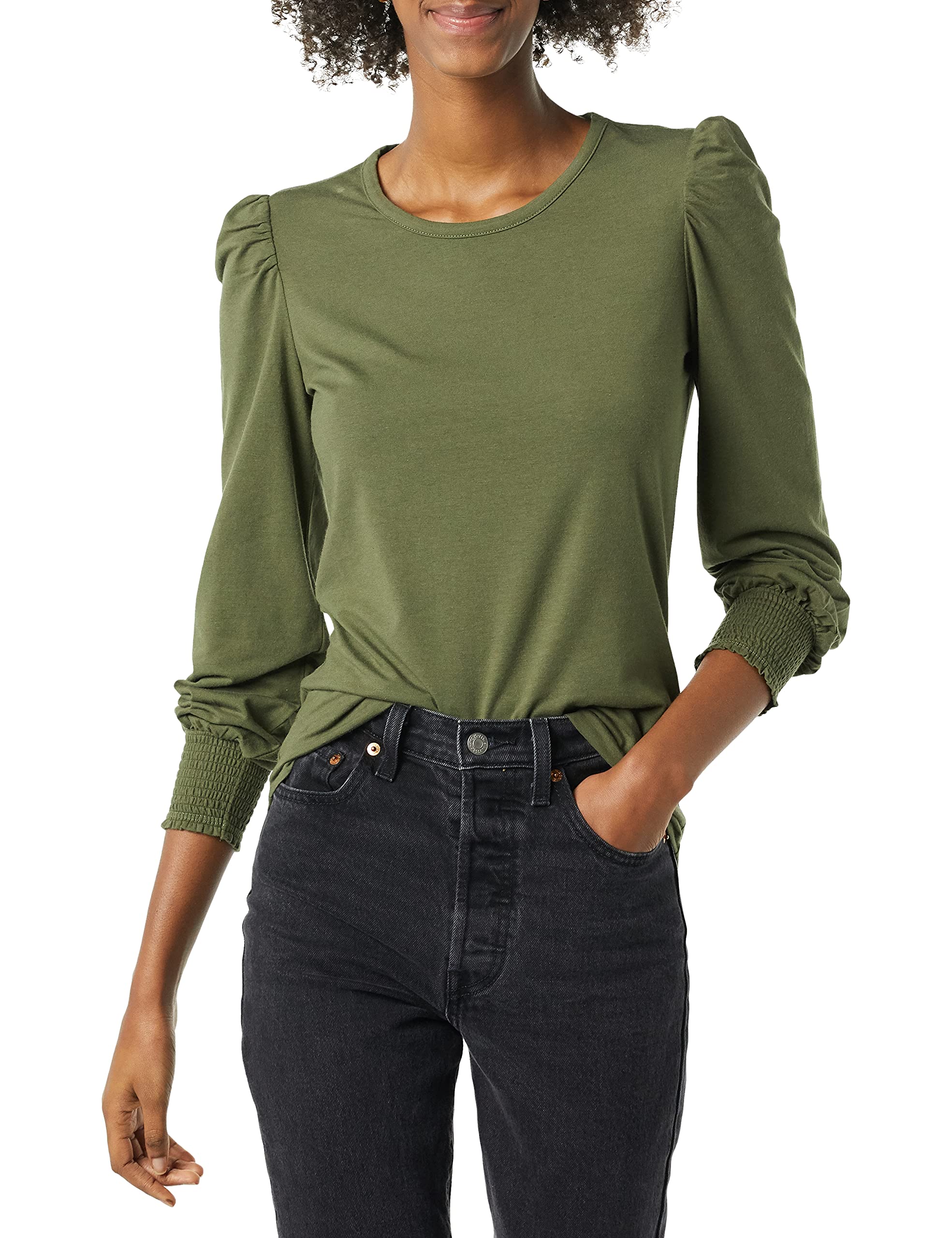 Amazon Essentials Women's Long-Sleeve Crewneck