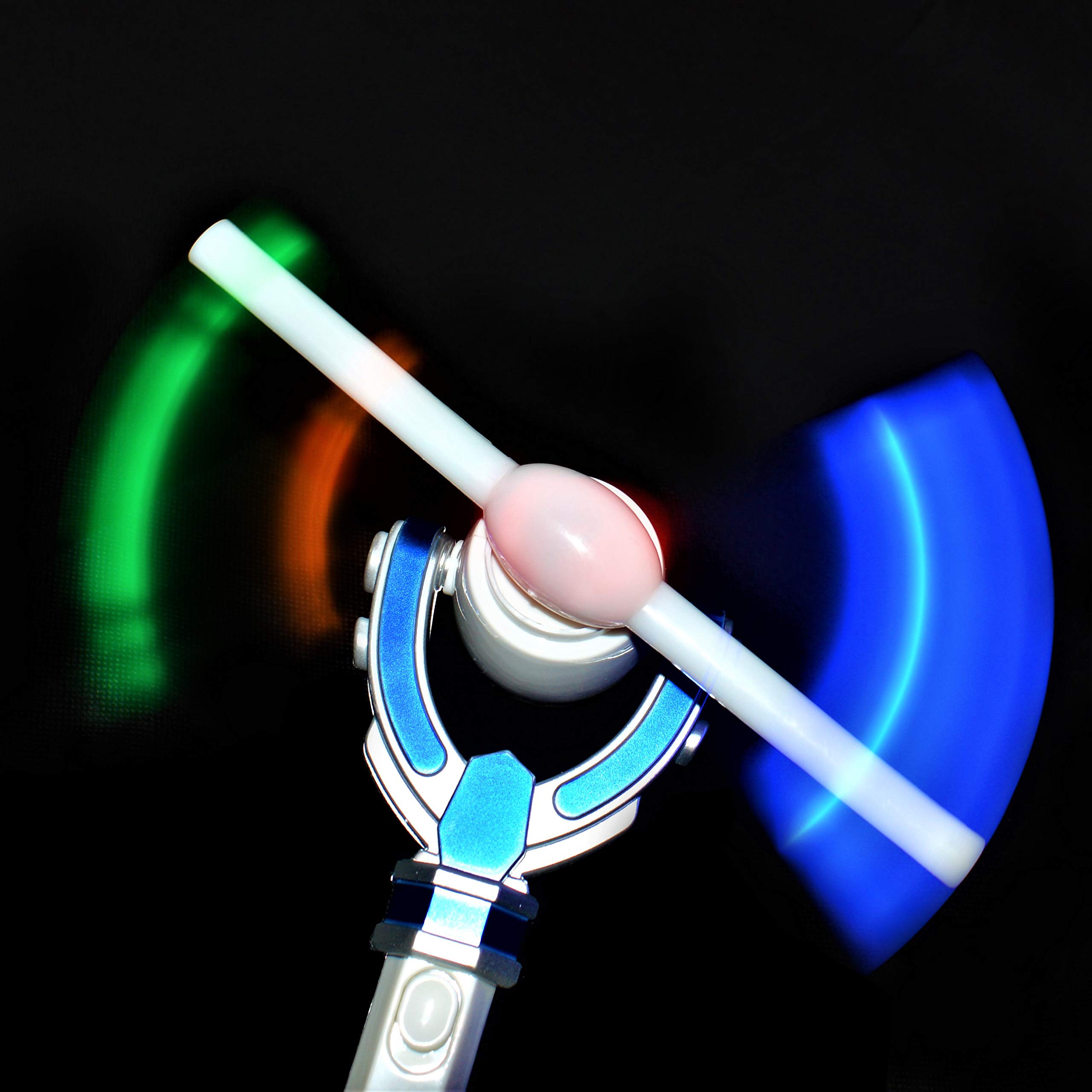 Glowtopia LED Windmill Light Up Handle Spinning Toy Flashing (Single Pack)