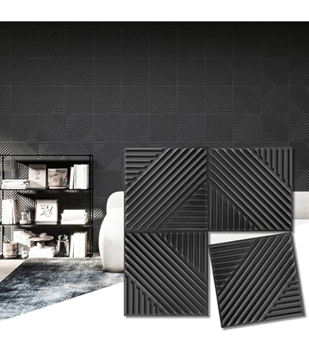 Amazon.com: Urban Decor Acoustic Veneer Wood Wall Panels (Hexagon