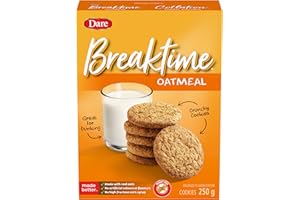 Breaktime Oatmeal - Cookies with Real Whole Grain Oats 250g Unit Pack
