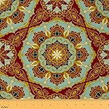 Feelyou Mandala Fabric by The Yard, Abstract
