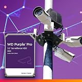 WD Purple Pro 18TB Smart Video Internal HDD AllFrame 7200 RPM 5 Year view 2