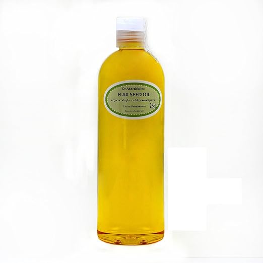 Flax Seed Oil Organic Pure Carrier Oils Cold Pressed 16 Oz/1 Pint Review