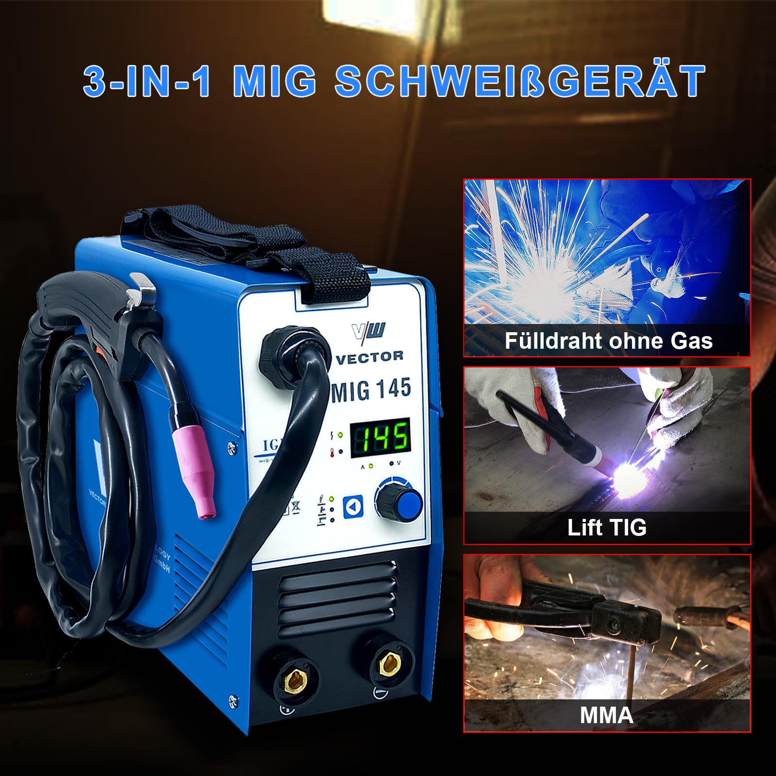 Mua Vector Welding Mig Mag Professional Welding Machine with 145 Amp ...