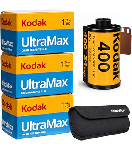 Amazon.com: Kodak 6034052 Ultra Max 400 Film (Blue/Yellow) 3 Pack
