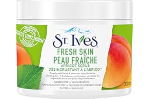 St. Ives Fresh Skin Facial Scrub for clear, glowing skin Apricot paraben-free 300 ml