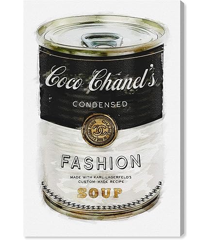 Oliver Galキャンバスアートエルメス French Luxe Soup French Luxe Soup | Fashion and Glam Wall Art by Oliver Gal