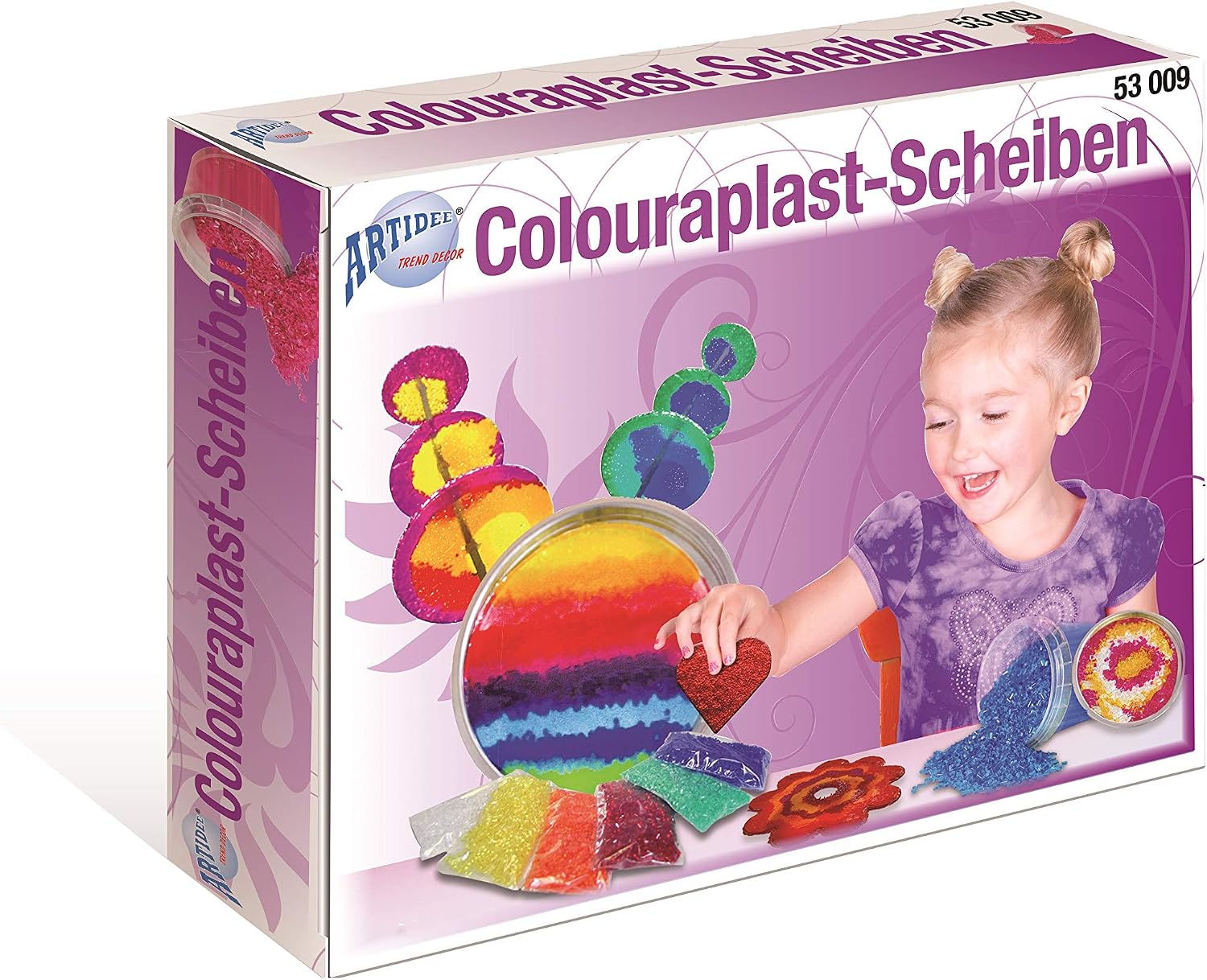 Artidee CREARTEC Colouraplast Disc Set - Suitable for Beginners and as a Gift - Made in Germany, medium-sized