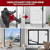 AceMining 2 Pack Security Bar for Door and Sliding Door Black view 7