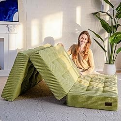 MAXYOYO Tri-Fold Mattress, 6 Inch Tufted Folding