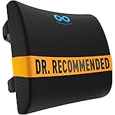 Everlasting Comfort The Original Lumbar Support Pillow for Office Chair - Improves Posture, Promotes Back Pain Relief - Superior Back Support for Gaming and Desk Chairs - Lumbar Pillow for Car, Couch