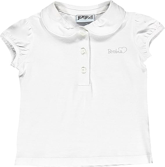 polo bianca bimba