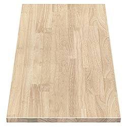 Hevea Unfinished Butcher Block Countertop 48"L x