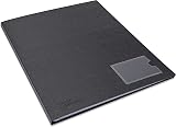 Rapesco 1648 Germ-Savvy Antibacterial Hardcover A4 12 Pockets Black