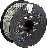 Amazon Basics PETG 3D Printer Filament, 1.75mm, Gray, 1 kg Spool