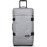 Eastpak Tranverz M – 78L Large Wheeled Luggage with Dual Compartments, TSA Lock, Compression Straps & Smooth-Wheeling System, Sunday Grey