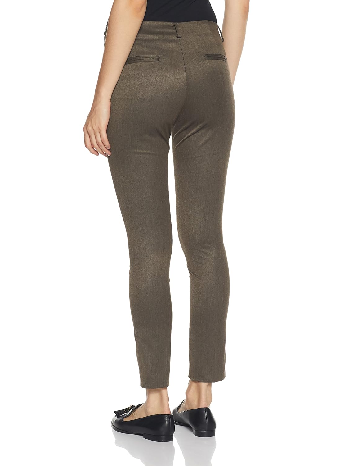 annabelle by pantaloons women's poly viscose lycra trouser