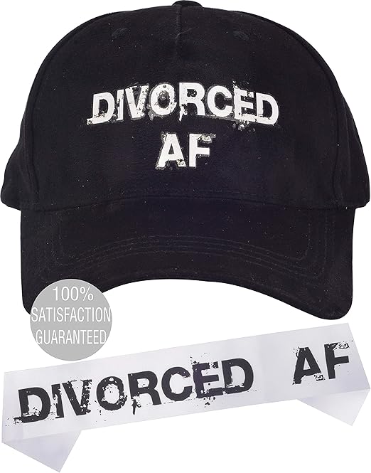 Amazon Com Divorced Hat And Sash Happy Divorce Party Supplies