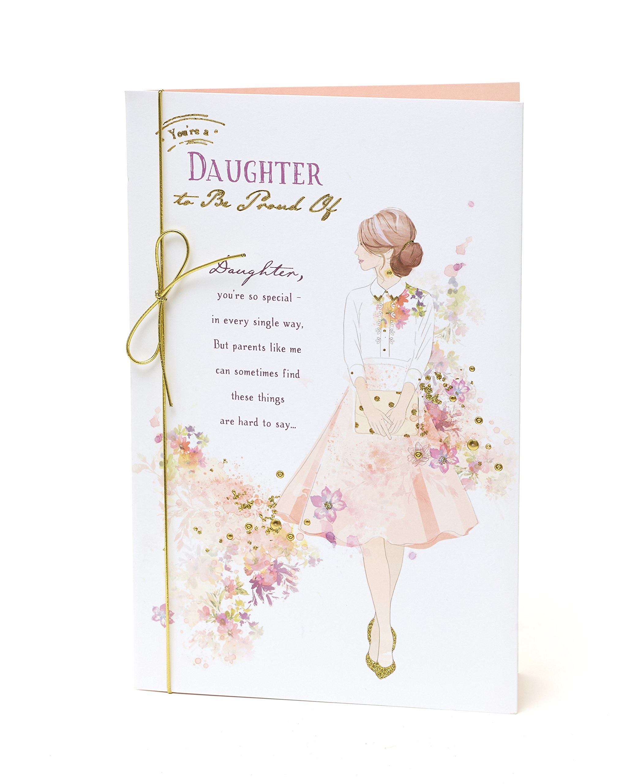 UK Greetings Birthday Card Daughter Proud Of You