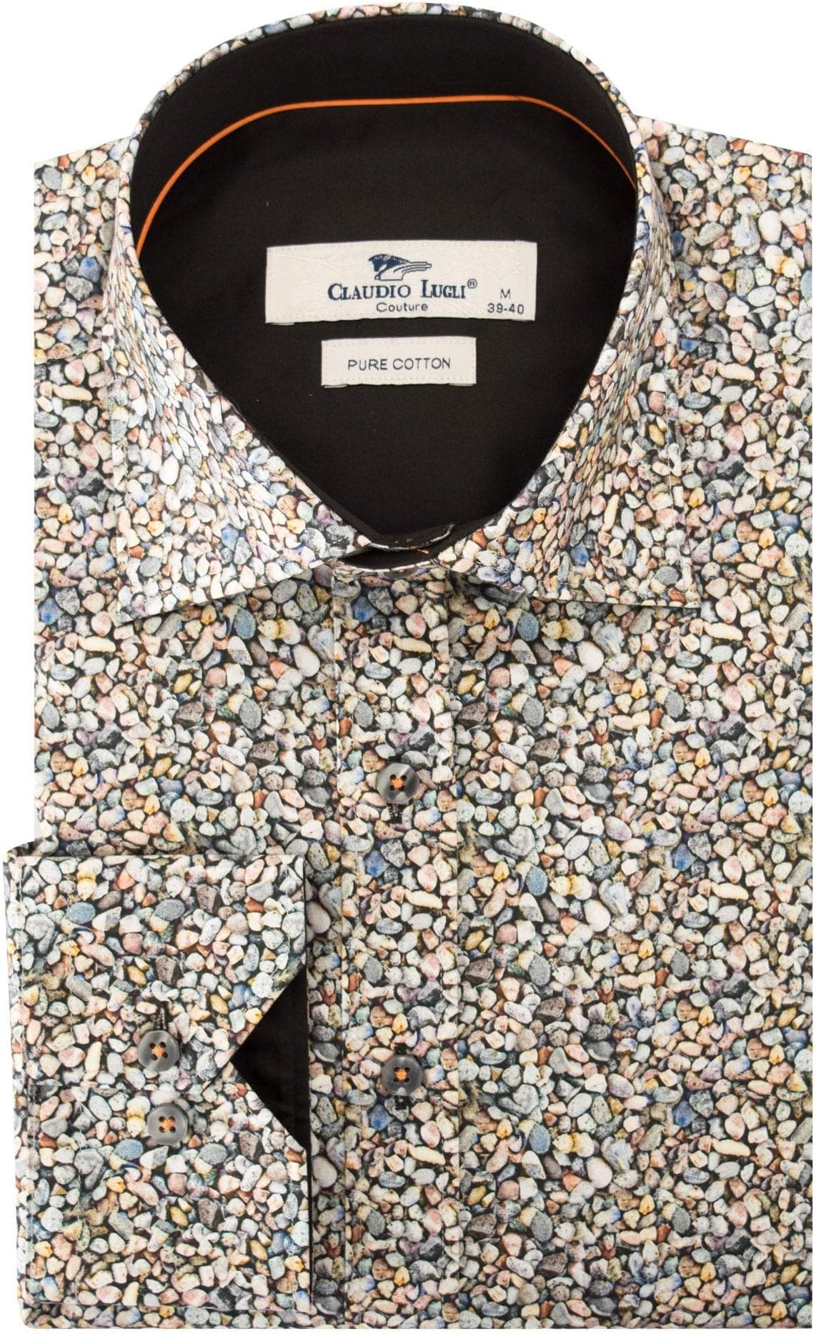 Claudio Lugli Pebble Print Mens Shirt CP6506