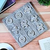 Crocon Tic Tac Toe Game - Marble White Board
