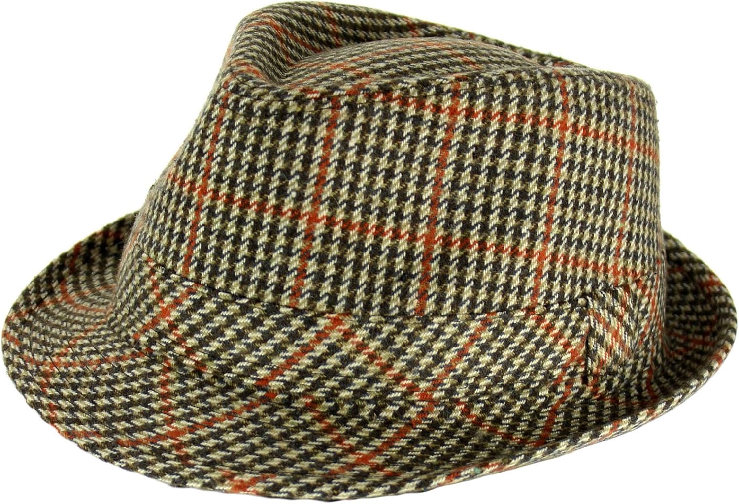 Hawkins Classic Tweed Trilby Hat (57cm) Brown Amazon.co.uk Clothing