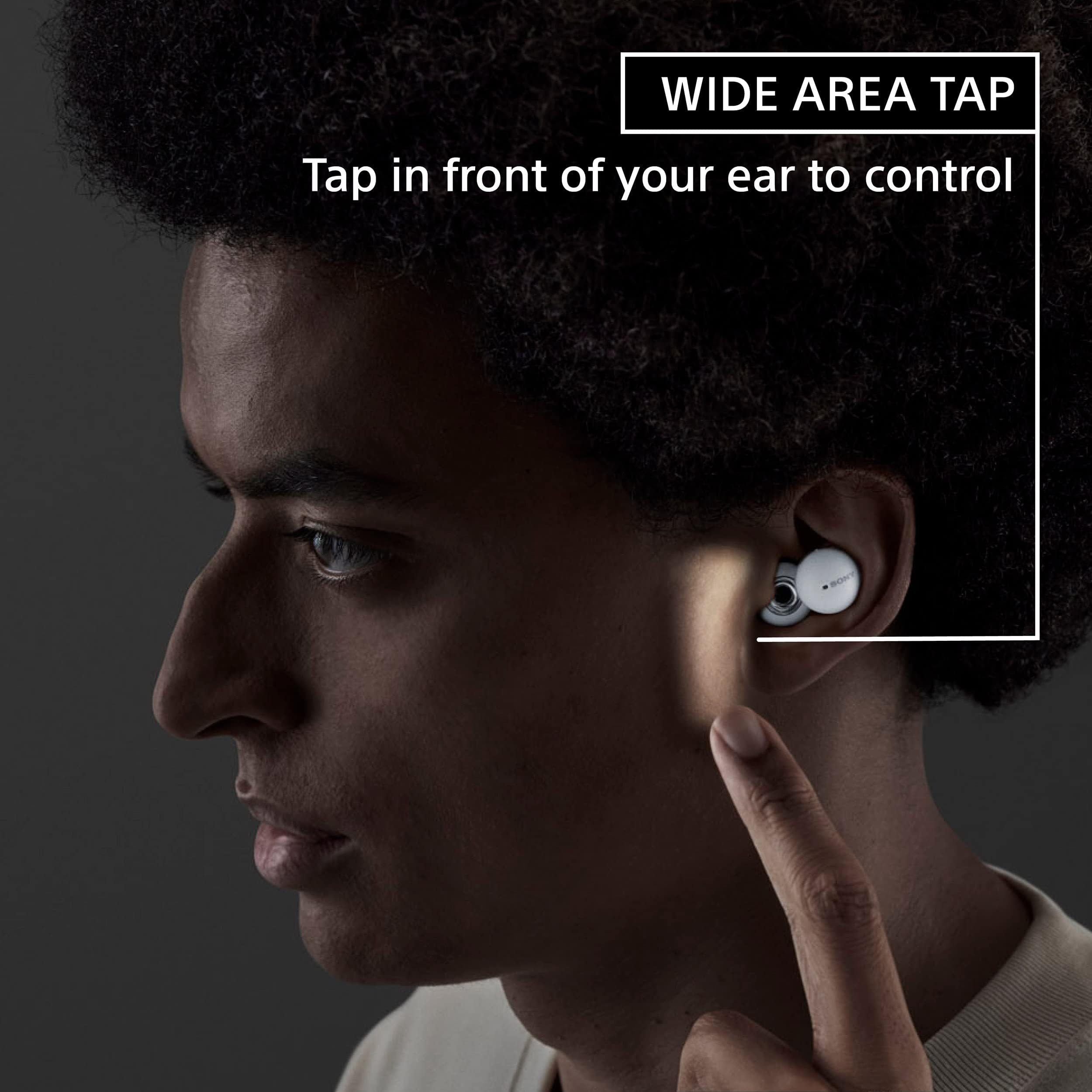Sony LinkBuds Truly Wireless Earbud Headphones with an Open-Ring Design for Ambient Sounds and Alexa Built-in, Bluetooth Ear Buds Compatible with iPhone and Android, Gray