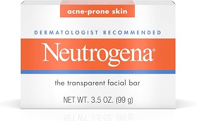 Neutrogena Acne Bar Face Wash 3.5oz 103ml Pack of 2 for Oily Blemished Skin