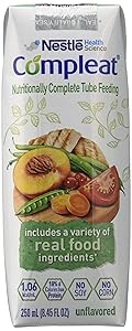 Nestle Health Science Compleat Tube Feeding Formula, Unflavored 8.45 Ounce Tetra Pak (24Count)