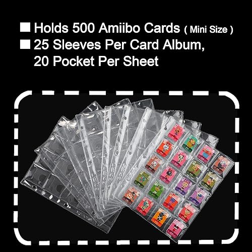D DACCKIT Card Holder Compatible with Mini Animal Crossing Amiibo Cards,  500 Cartridges Organizer Binder fit for Nintendo Switch PS Vita Games SD  Memory Cards in Saudi Arabia | Whizz  88ca7b64-03aa-481f-b0a4-79ddb60bc3ac_9101