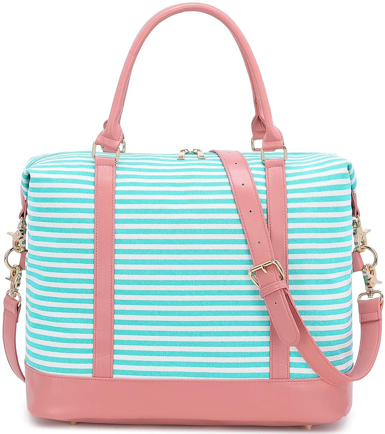 Women Ladies Canvas Weekender Bag Overnight Carryon