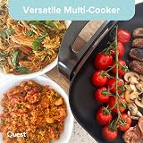 Quest Professional Multi-Function Electric Cooker 1500W 30x30cm Pan view 3