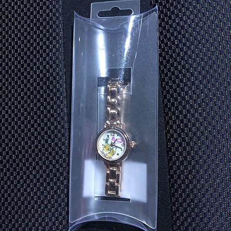 Amazon Co Jp ポケモンイッツデモ ピンクゴールド イーブイ メタルウォッチ 腕時計 ホビー