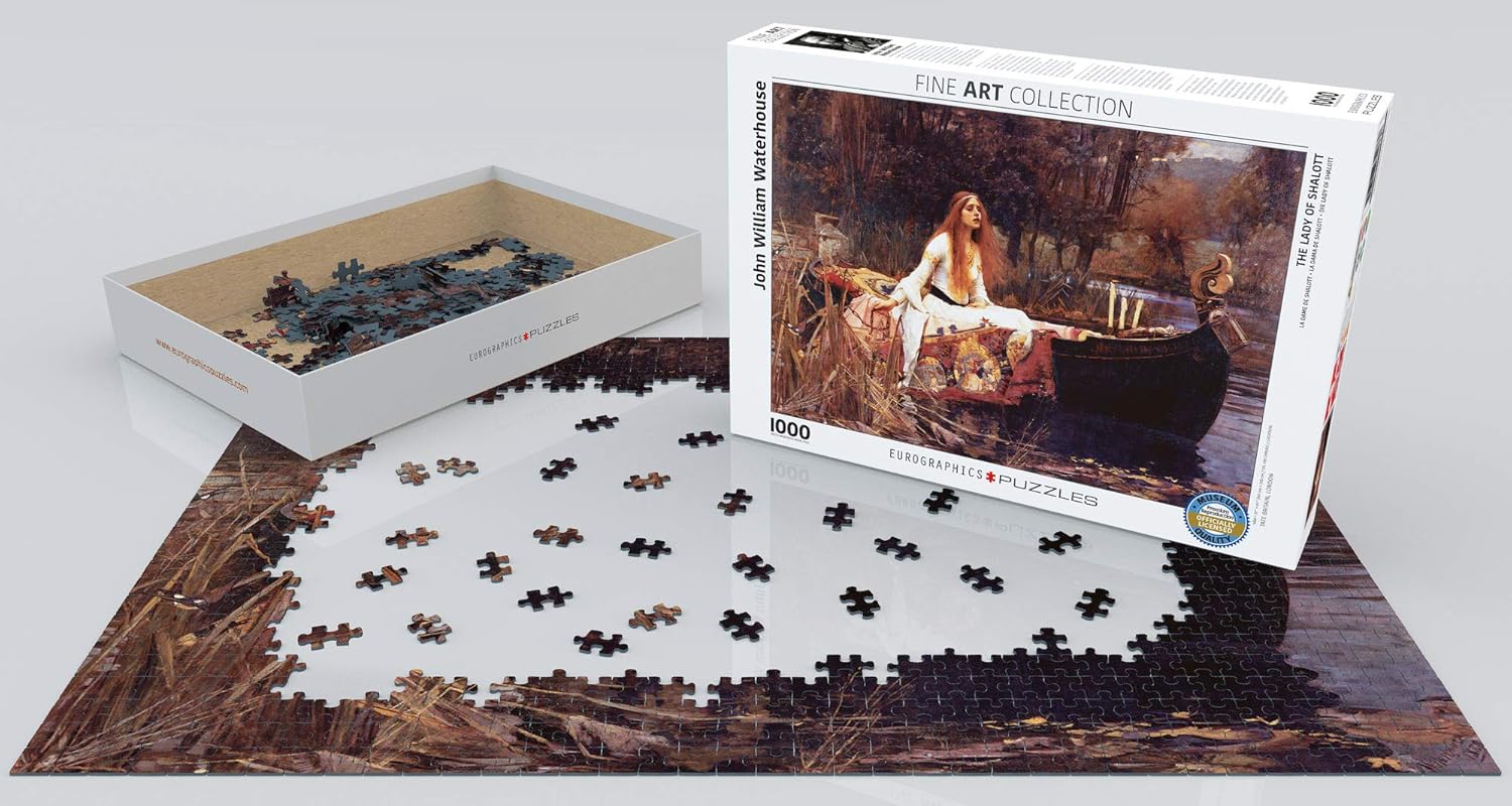 Amazon Com Eurographics Lady Of Shalott By John William Amazon Com Eurographics Lady Of Shalott By John William