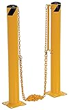Vestil DCBB-42-4.5 Steel Dock Chain Barrier Bollard