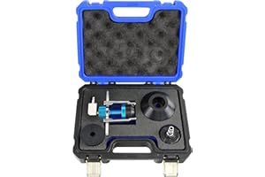 JoyFans Brake Clutch System Master Cylinder Adapter Kit, Works with Brake Bleeder Tool for Car Truck Brake Fluid Replacement, Automotive Universal 5PCS in Blue & Black Case