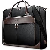Noozion Garment Bag for Travel, Large Carry On Suit Bag for Business Up to 4 Suits, Wrinkle Free Garment Bag for Hanging Clothes with Shoulder Strap, Laptop Compartment, and Wet-Dry Pocket