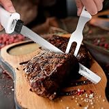 HAUSHOF Cordless Electric Carving Knife Set 8V 2 Blades Fork White view 7