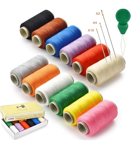 ^. .^　チーク色SINGER Amazon.com: SINGER Mercerized Cotton Hand Sewing Thread Pack - 24