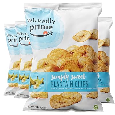 Buy Wickedly Prime Plantain Chips Simple Slightly Sweet 10 Ounce Pack Of 4 Online In Kuwait B077kjqpvy